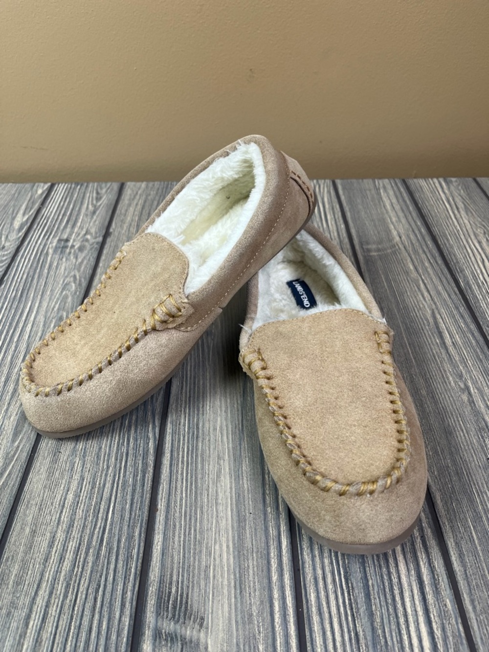 Lands' End Moccasins Size 8